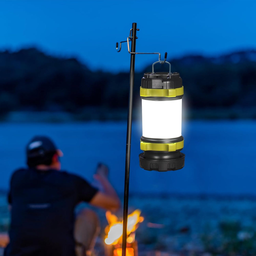 2 Pack Camping Lantern, Outdoor LED Camping Light, Rechargeable Flashlights
