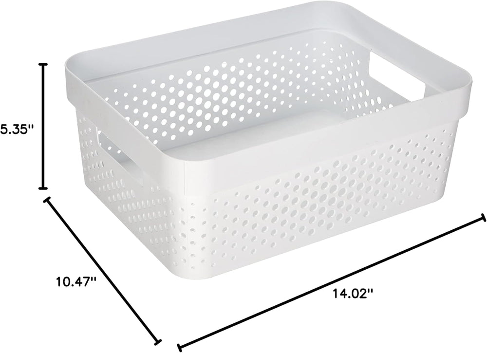 CURVER | Infinity Box 11L, White, 35.6 x 26.6 x 13.6 cm, Recycled Plastic