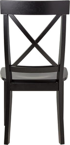Homestyles Blair Black Dining Chairs, Set of 2
