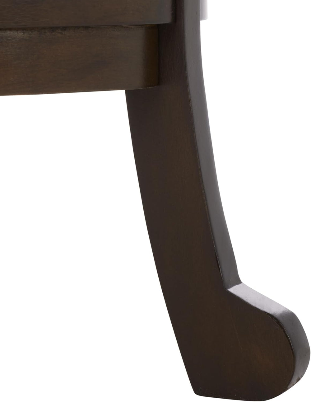 SAFAVIEH Furniture - Mary Pedestal Table - Dark Chocolate - Solid Wood - Farm...