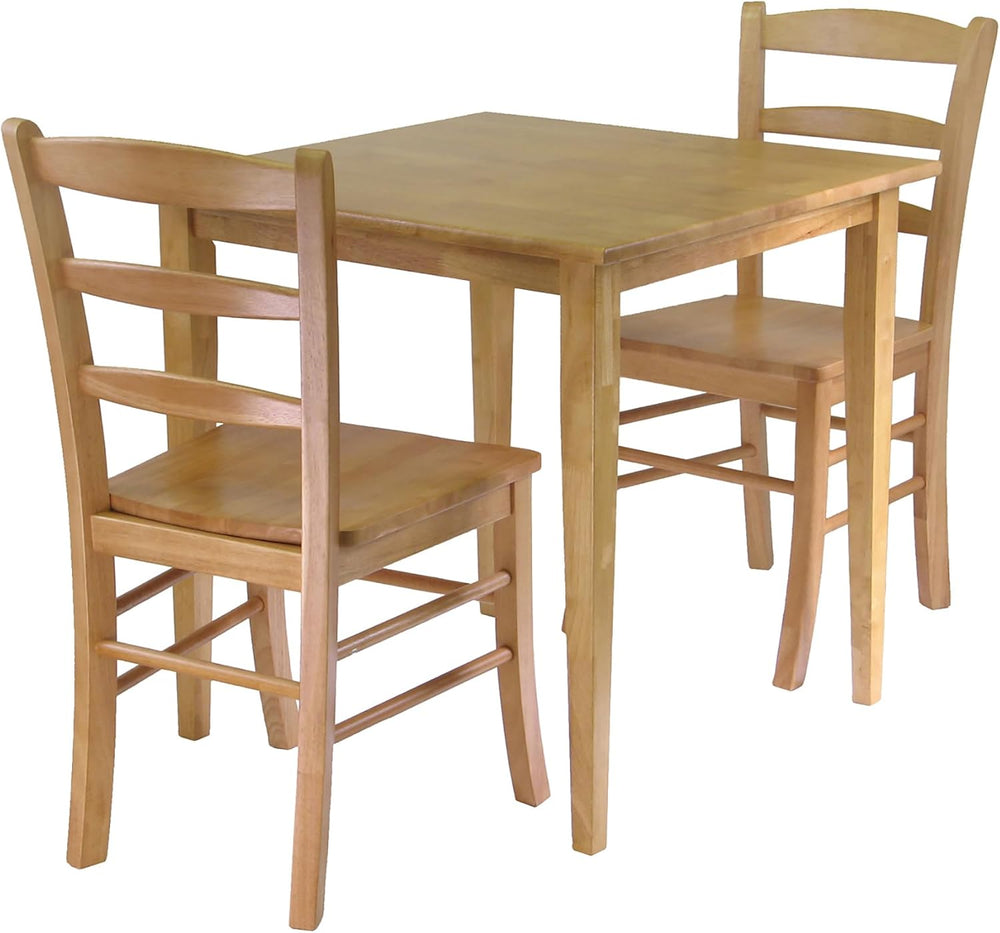 Winsome Groveland 3pc Dining Set, Square Table with 2 Chairs