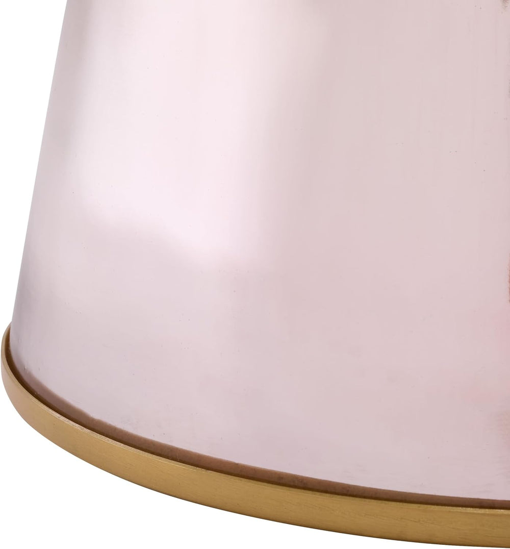 SAFAVIEH Home Collection - Guido Side Table, White Marble Top & Pink Base...