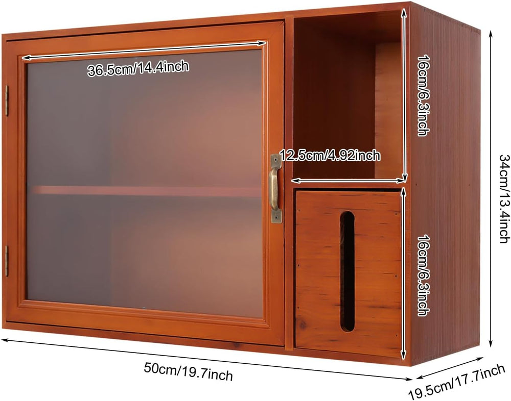 Gdrasuya10 Wooden Countertop Storage Cabinet Kitchen Small Pantry, Kitchen Co...