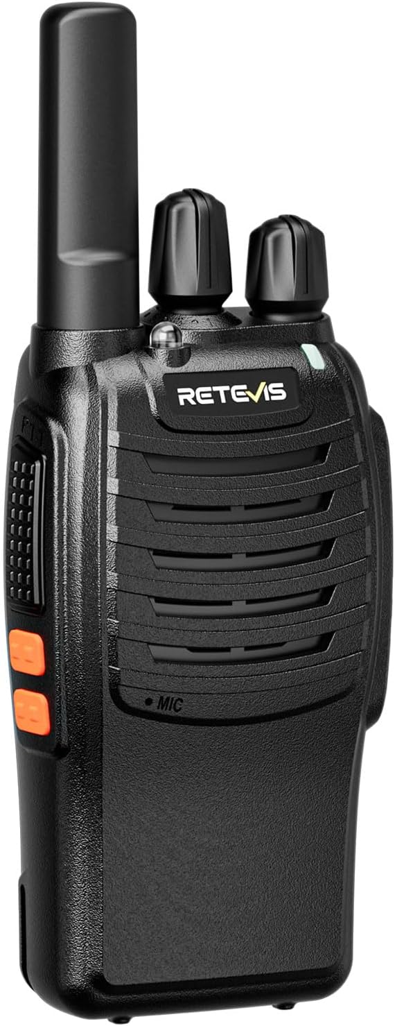Retevis H-777 Walkie Talkies with 6 Way Charger, Flashlight, USB-C 6 Pack