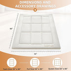 Full Japanese Floor Futon Foldable Futon Mattress for Floor Tatami Mattress Portable Rollaway Bed for Guest Playmat for Kids Tatami Sleeping Pad Japanese Mattress for Adults Beige A