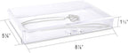 Frebeauty Extra Large Acrylic Jewelry Box for Women 5 Layers Clear Jewelry Organizer Velvet Earring Box with 5 Drawers Rings Display Case Necklaces Holder Tray for Women Girls(Blackish Green)