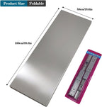 Wall Mounted Folding Table,304 Stainless Steel Wall Folding Desk,Floating Table for Wall,Laundry Room Folding Table,Home Bars and Dining Establishments(100x40cm /39.4"x15.7")