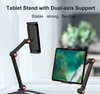 Tablet Stand Holder, Stable Portable Space-Saving Multi-Device Holder for Home, Office, Kitchen