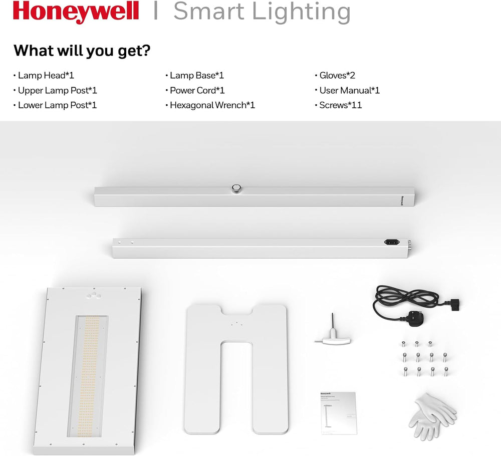 Honeywell 02E LED Floor Lamp, 8000LM Sunturalux Eye Caring Standing Light