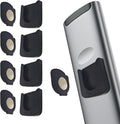 Magnetic Remote Control Holder Wall-Mounted Remote Holder Adhesive Strips Easy Installation for TV, Fan, and AC Remotes to Organize Home & Office (4 Pack)