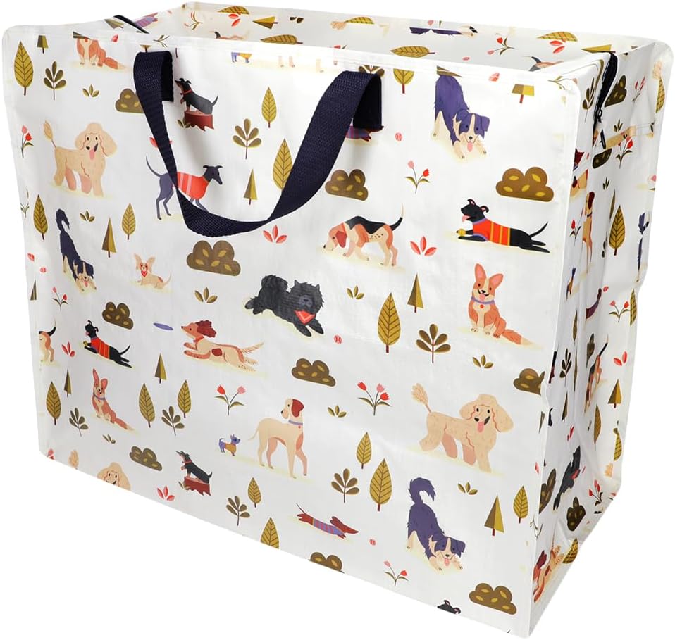 Rex London Jumbo Storage Bag – Extra Large Storage Bags with Zips for Clothes, Moving Bags & Packing Bags, Heavy Duty Laundry Storage Bags for Clothing & Wardrobe Storage, Moving House Essentials