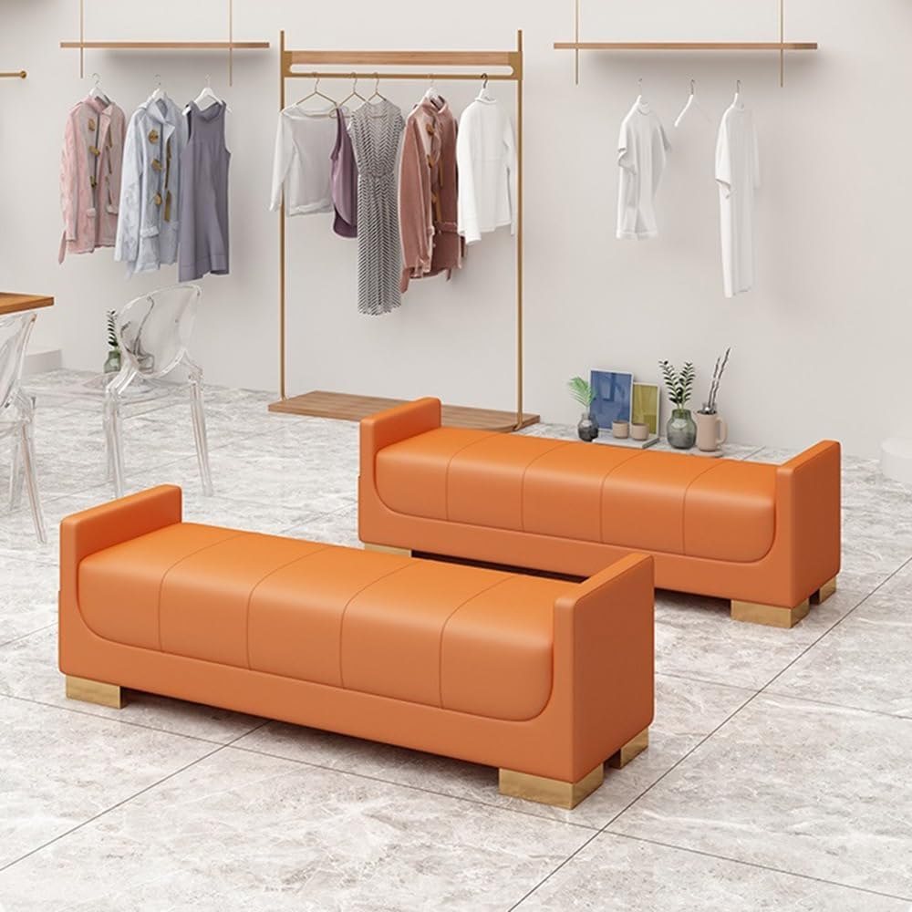 Modern Bed End Stool Bedroom Small Apartment Simple Nordic Fabric Living Room...