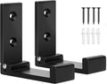 OHIYO Folding Wall Hook 2PCS Folding Coat Hooks for Hanging Heavy Duty Coat & Bag & Backpack & Hat & Headphone Foldable Coat Hooks Wall Mounted Saves Space (Black)