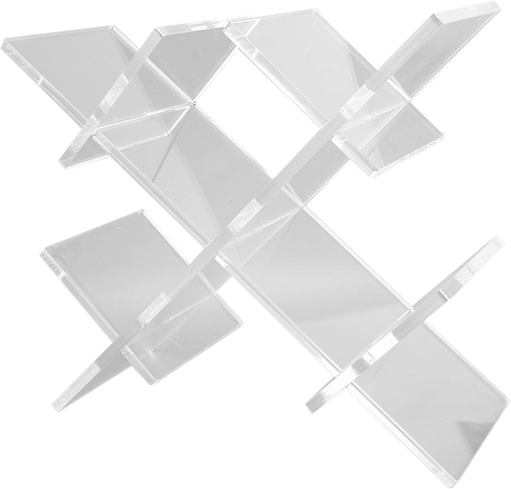 Countertop Wine Rack, 5 Bottle Wine Holder Stand with Transparent Acrylic Tab...
