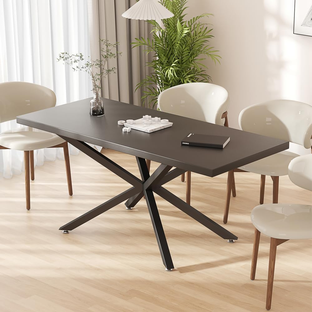 KaKaBB Dining Table Legs 30 Inch - Heavy Duty Metal Table Base for Wood/Glass...