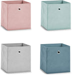 Zeller 14421 Storage Box Non-Woven Approx. 28 x 28 x 28 cm Mint