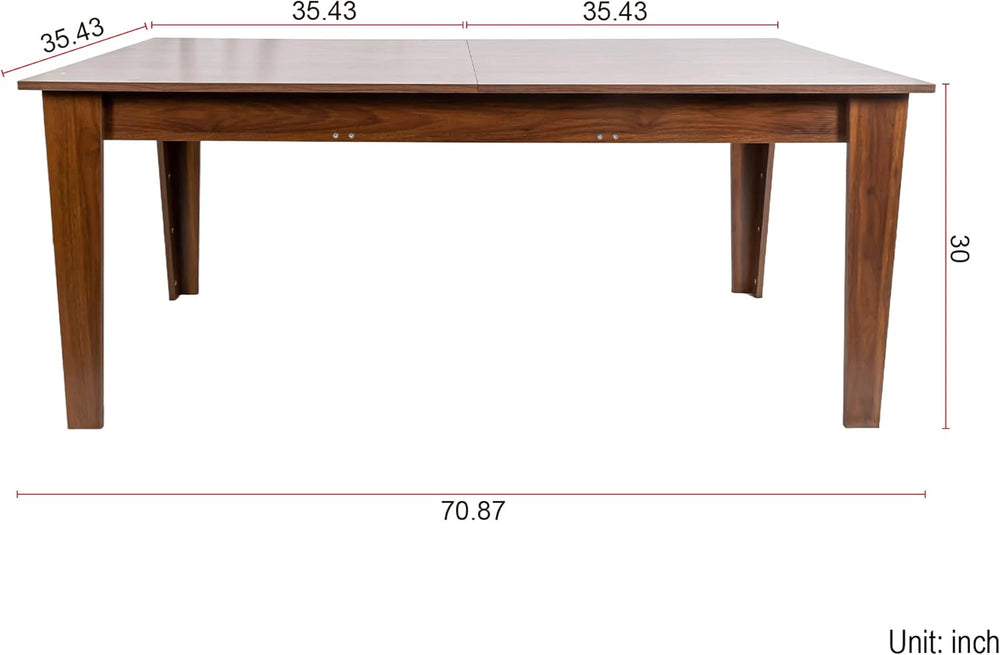 71"-106" Transformer Extendable Dining Table for 4-12 People, Space...