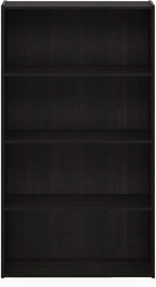 Furinno Pasir 4-Tier Bookcase / Bookshelf / Storage Shelves, Espresso