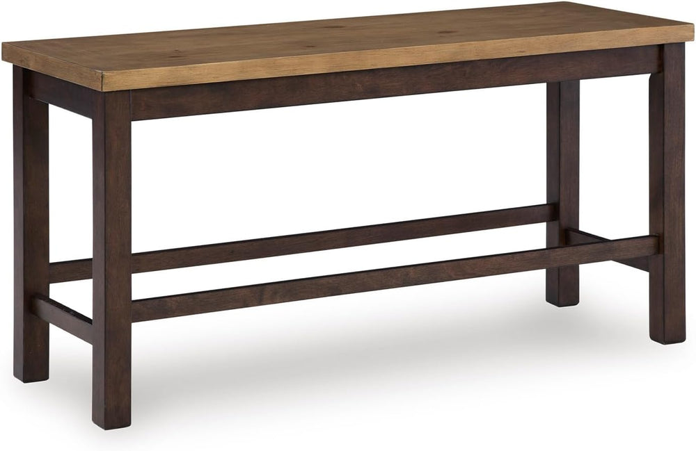 Signature Design by Ashley Sharlander Casual Counter Height Dining Bench with...