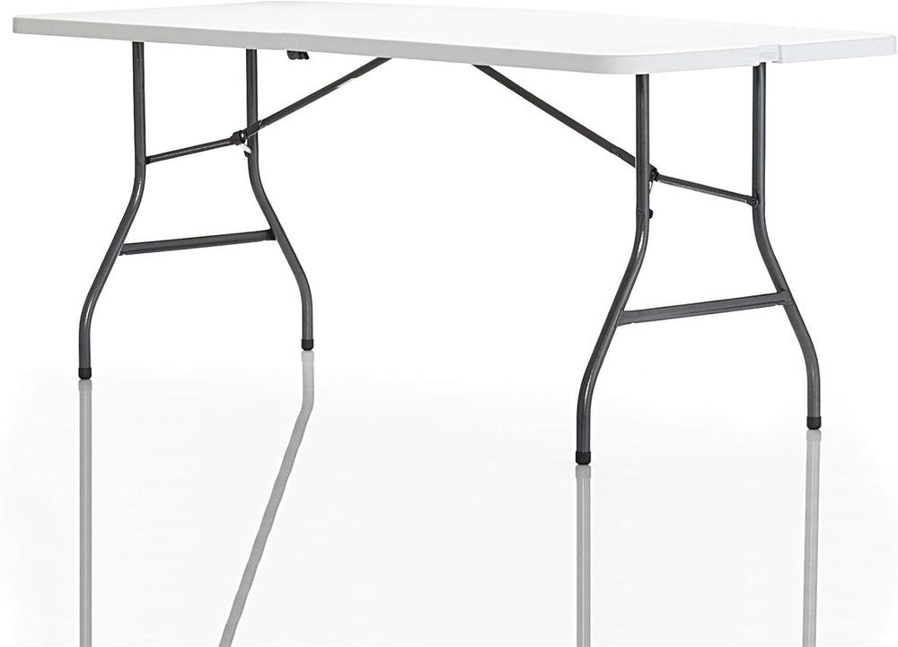 Cosco 6ft Fold-in-Half Blow Molded Folding Table, Indoor/Outdoor, Comfort Han...