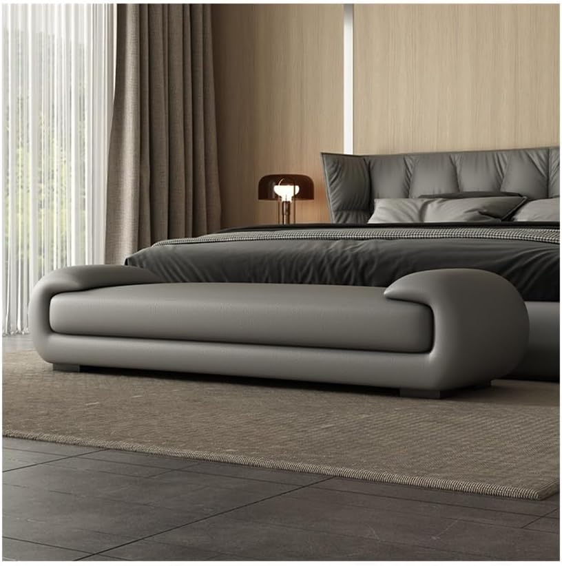 Modern Bed End Stool Bedroom Long Sofa Master Living Room Bedside Shoe Bench ...