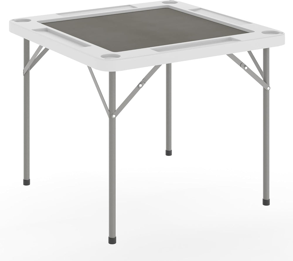 Flash Furniture 34.5" White Folding Card Game Table