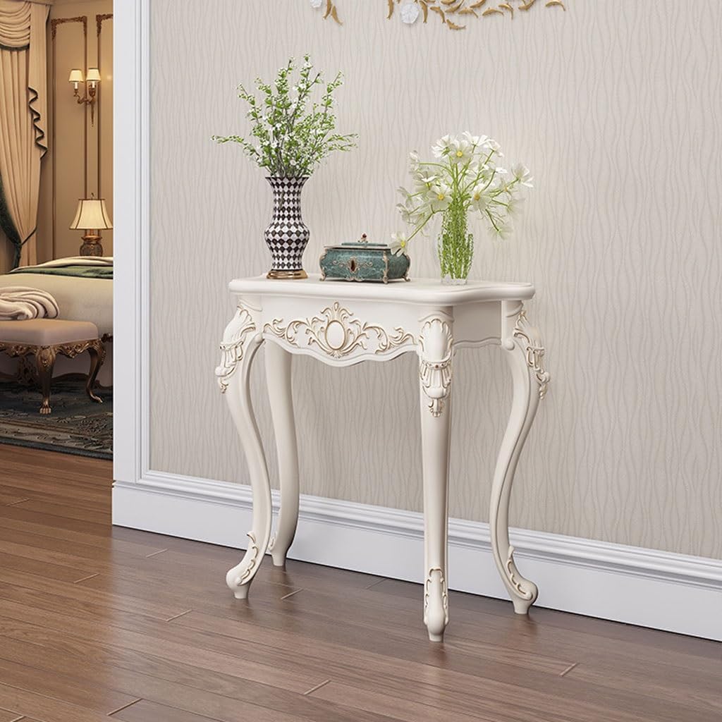 Entryway Side Table Table D'entrée Meuble Contre Le Mur Demi-Ronde Téléphone Décorative De Foyer Simple