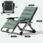 Gravity Reclining Chair, Outdoor Patio Recliner, Adjustable Backrest, Indoor Lounge for Backyard,(E)