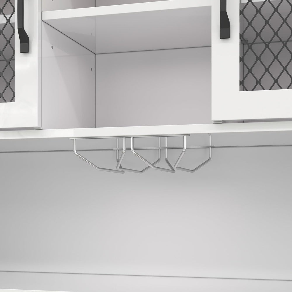 SOFTSEA Kitchen Pantry Cabinet with Built-in Power & USB Outlets, Kitchen...