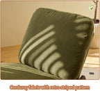 Comfortable Glider Rocking Chair, Upholstery Glider, Solid Wood Frame, Perfect for Multiple Settings Accent Reading (Green + Fabric)