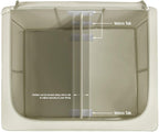 Sorbus Storage Bins with Divided Interior - Large Stackable & Foldable Organizer Containers with Metal Frame, Oxford Fabric, Large Window & Carry Handles - Organization for Bedroom, Linens & Clothes