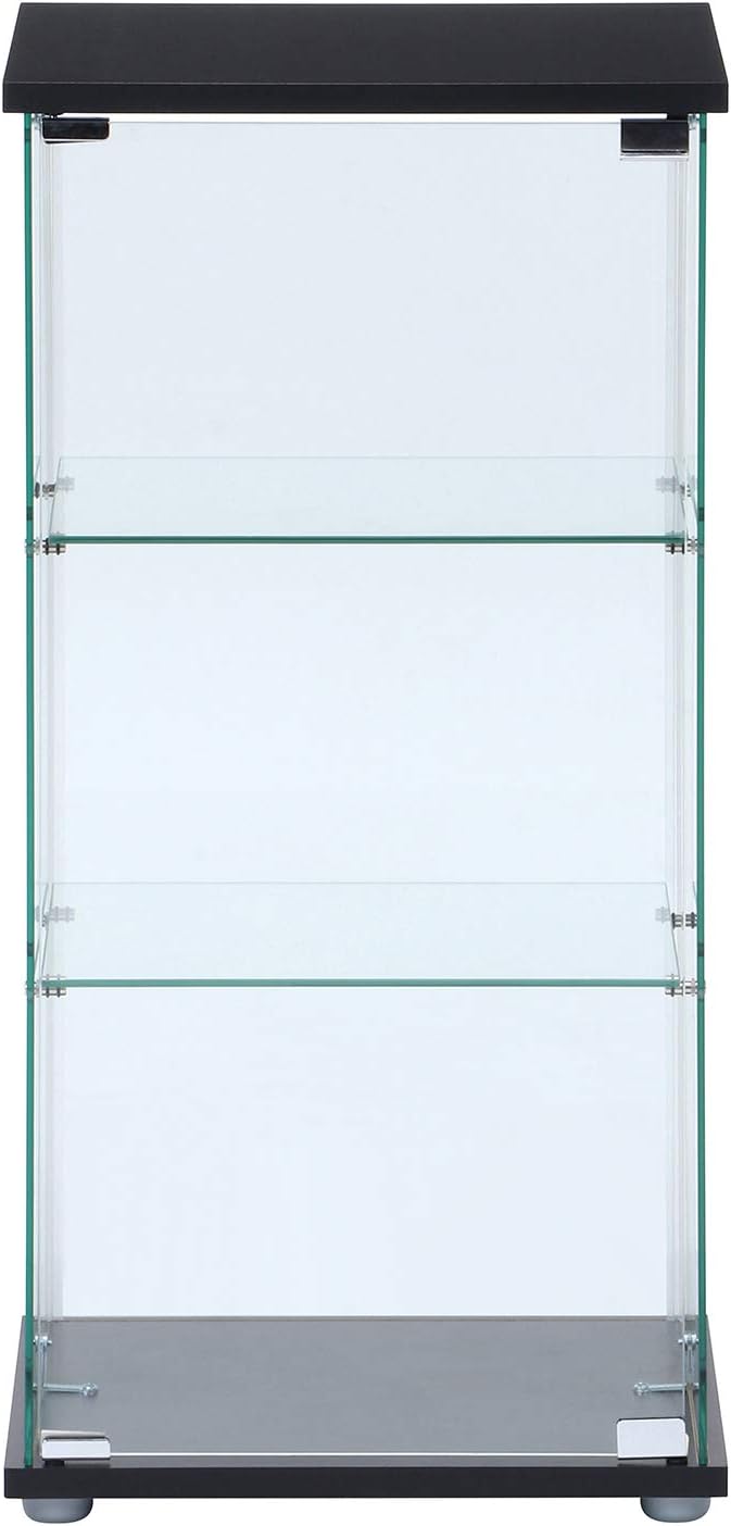不二貿易(Fujiboeki) 3 Tiers Glass Collection Case, 高さ86cm, Clear