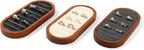 Small Jewelry Rings Display Tray Solid Wood Jewelry Display Organizer Tray for Rings Stud Earrings(Beige)