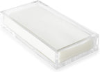 Huang Acrylic Clear Rectangle Paper Napkin Holder | For Dinner, Bathrooms, Hosting, Picnics, Weddings, Parties | Long Lasting Premium Acrylic Construction