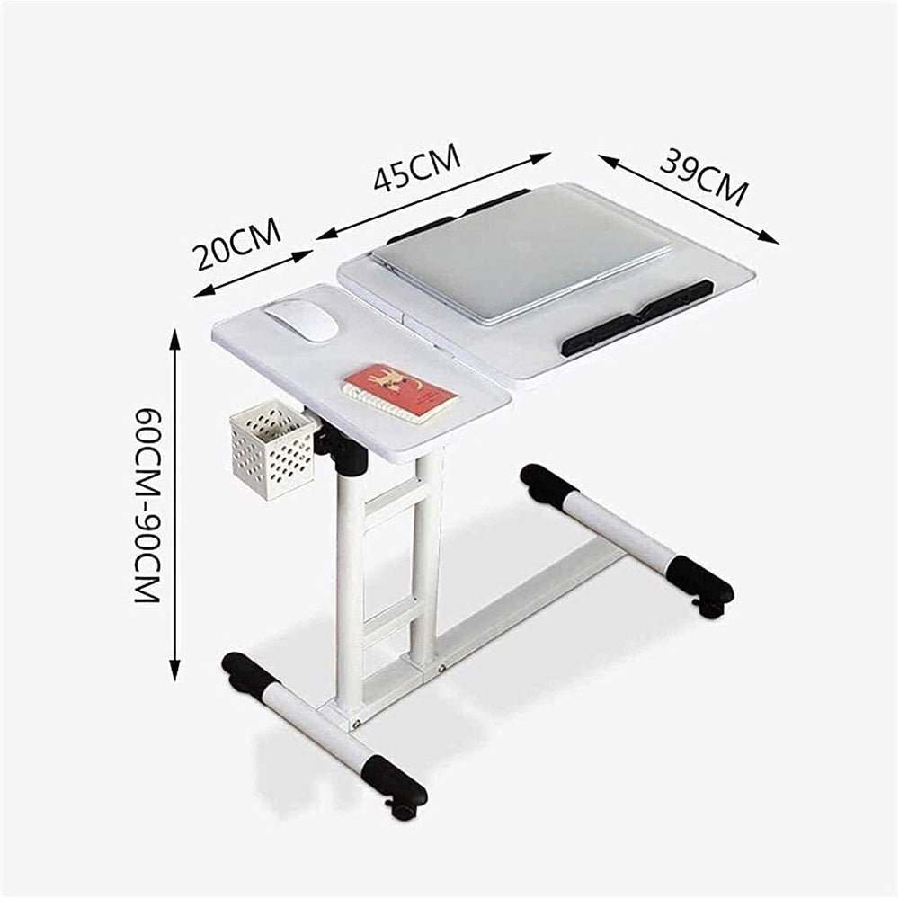 LJYT Movable Table,Sofa Side Table Rotating Mobile End Table, Adjustable Desk...