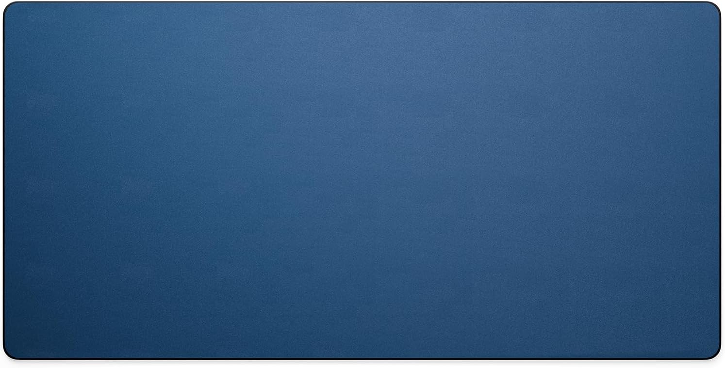 Jotsome Leather Desk Pad Mat, Non-Slip Desk Blotter Pad - Desk Protector for Office, Home, Laptop, and Desktop, Gift for The Holidays or Christmas (Midnight Blue, 34" x 17")