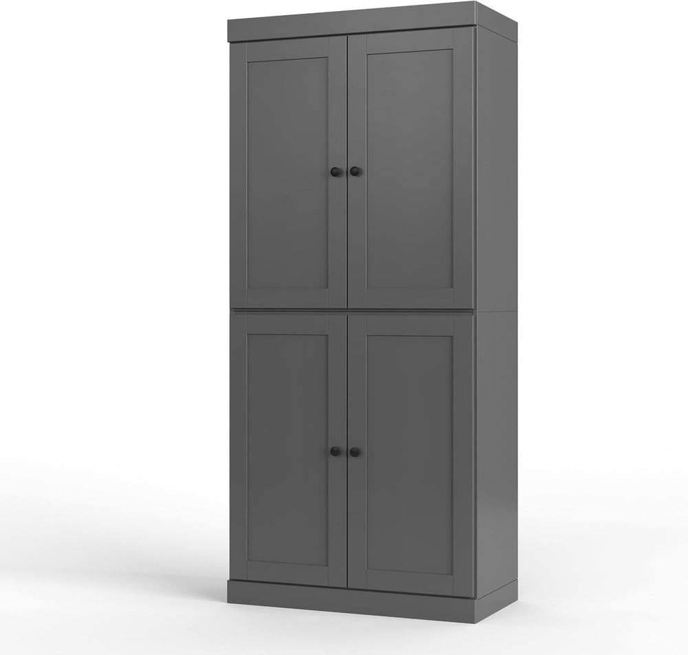Palace Imports Solid Wood Kitchen Pantry Cabinet - 71.5" H x 32" W ...