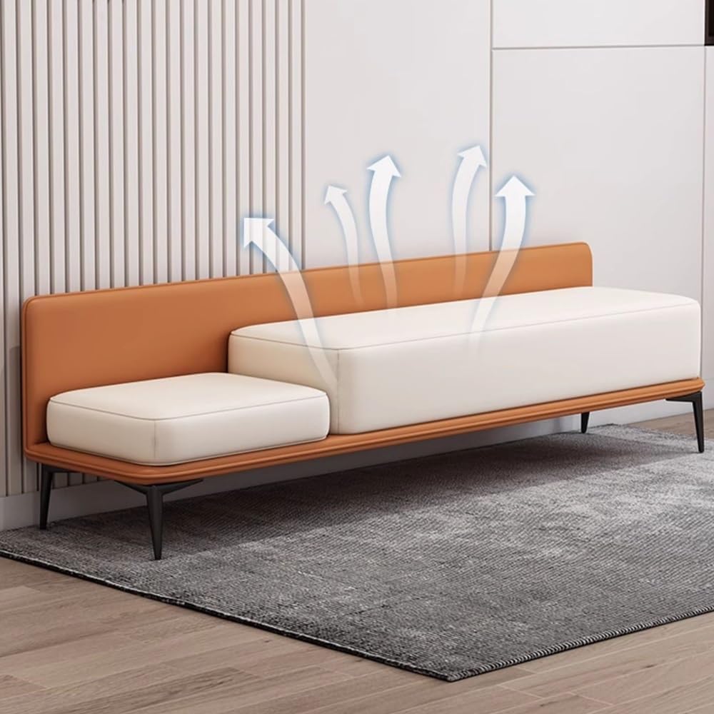 Modern Bed End Stool Modern Bedside Bench Bedroom Entrance Shoe Long Sofa Ent...