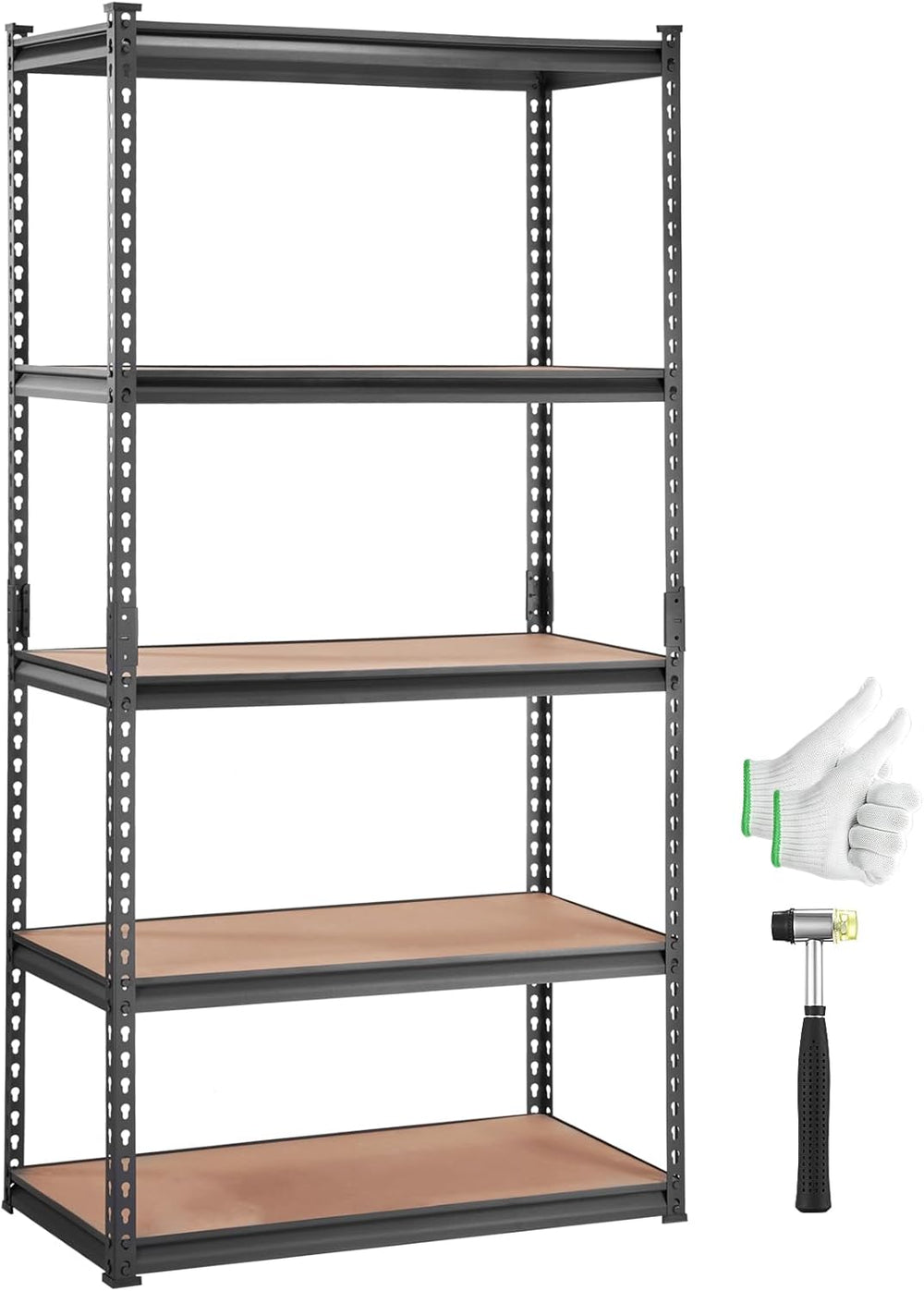 VEVOR Storage Shelving Unit, 5-Tier Adjustable, 2000 lbs Capacity, Heavy Duty...
