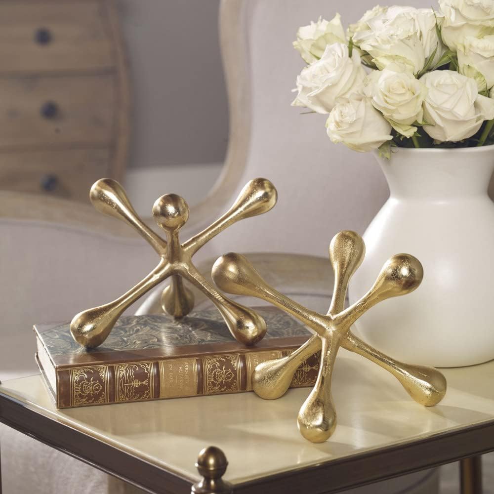 Uttermost 18964 Harlan Objects Brass S/2