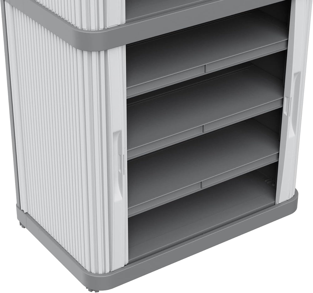 Terry, Rolling Space Cab 2, Indoor and Outdoor 2-Compartment Cabinet with Two...