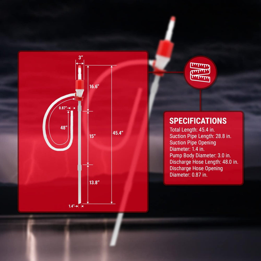 TERA PUMP Food Grade Emergency Disaster Pump for Drinking Water