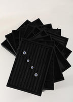 Necklace Holder Organizer, Velvet Jewelry Trays,Premium Necklace Case,Luxury Jewelry Displays,Black Bracelet Organizer