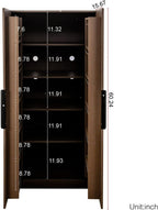 Kitchen Pantry Cabinet 62.99" Tall, Freestanding Storage Cupboard with Shelves for Kitchen, Dining Room, Living Room, Large Sideboard Buffet