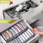 Space Saving Mesh Socks Underwear Belt Organizer, Nylon Drawer Dividers for Closet Storage and Dresser Organization(1pc)