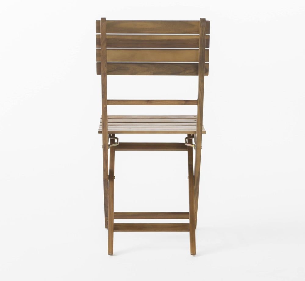 Christopher Knight Home Positano Outdoor Acacia Wood Foldable Dining Chairs, ...