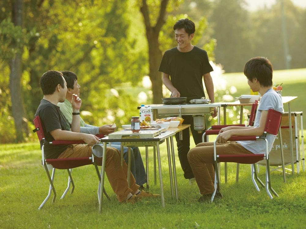 Snow Peak IGT Bamboo Table Regular, CK-116TR, Designed in Japan, Made of Laminated Bamboo, for Iron Grill Table Kitchen, Lifetime Product Guarantee