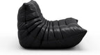 Fireside Chair, Oversized Armless Chair, Soft Microfiber Leather Floor Lounge Chair Lazy Sofa Accent Chair for Living Room Bedroom Salon Office