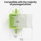 Children's Milk Box Holder - Milk Box Holder, Juice Box Holder, No Squeeze Cup Holder for Milk Box | Portable Juice Bag Length Adjustable, Spill Proof Milk Carton Holder for Home, Car, Traveling