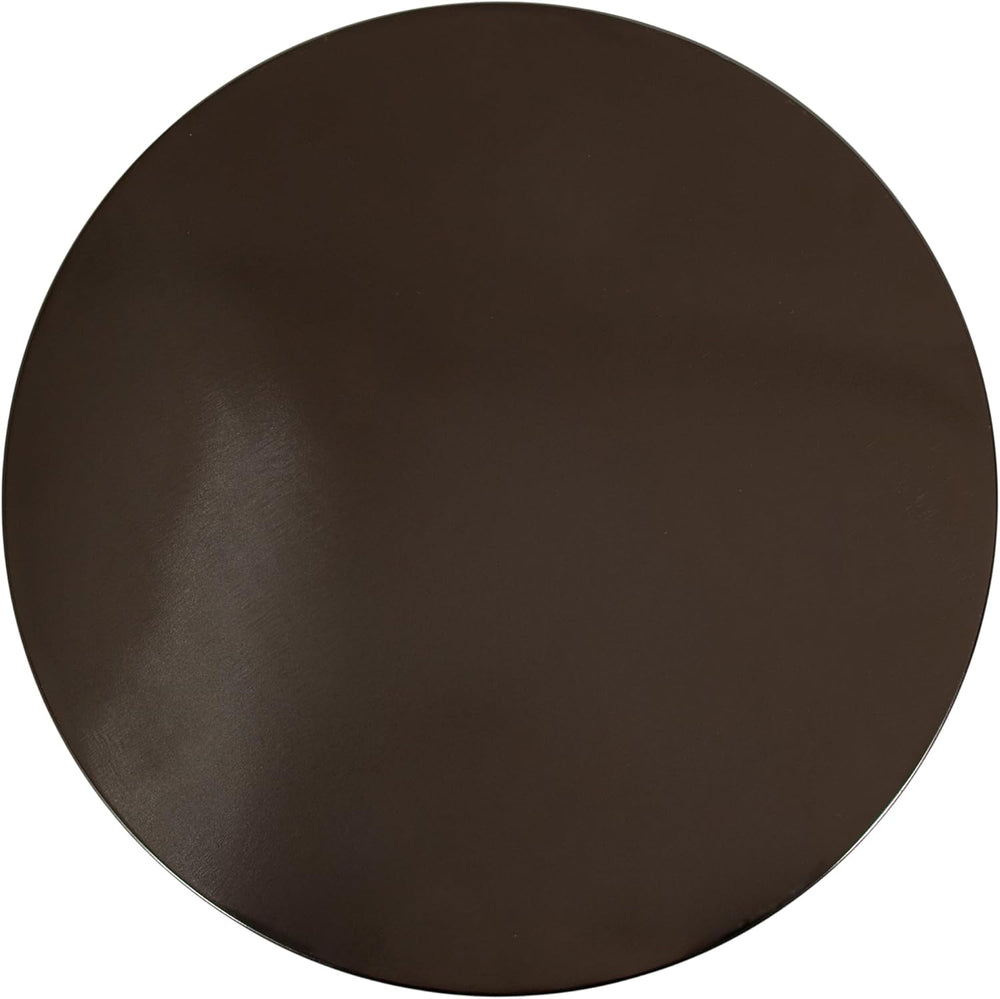 Kate and Laurel Aja Modern Metal Round Side Table; 15 x 15 x 23; Gray Gunmeta...